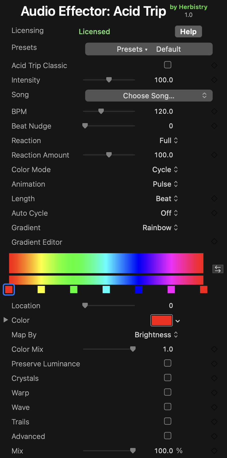 Audio Effector: Acid Trip screenshot